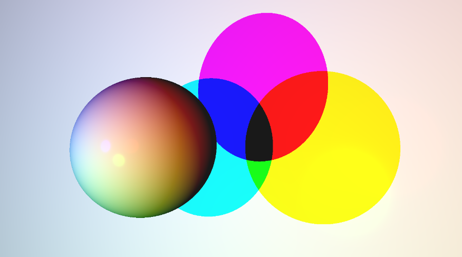 Final render showcasing complex reflections.