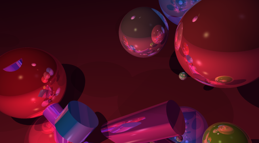 Screenshot of Minirt project