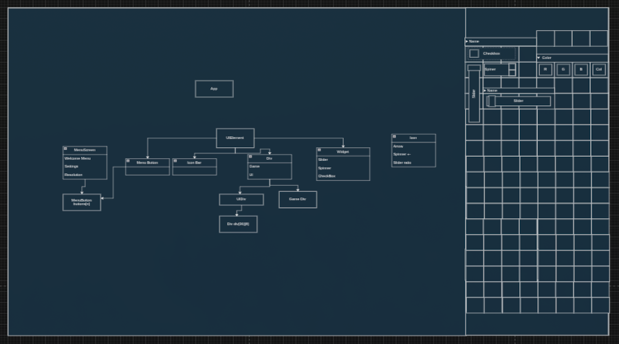 Screenshot of Simulation Engine project