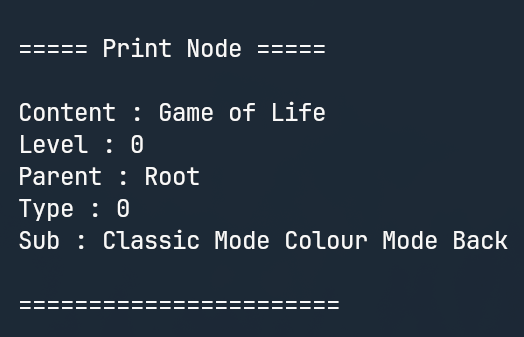 Screenshot of the final parameter editing screen.