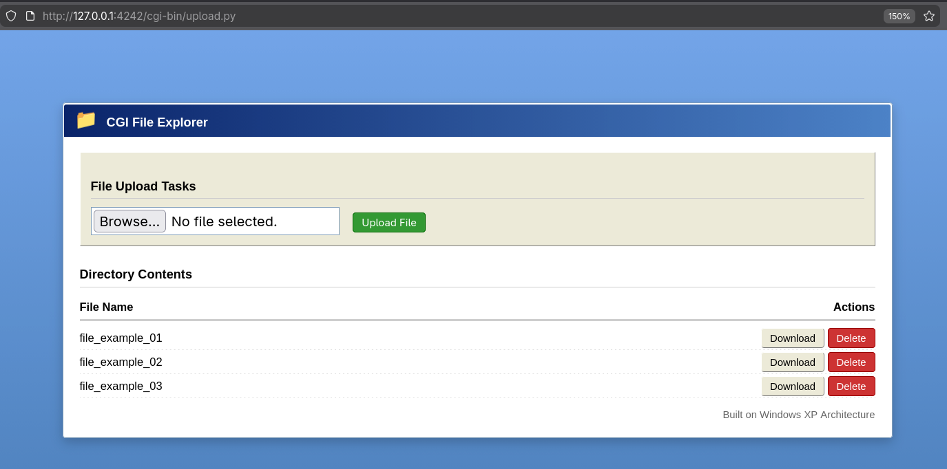 Diagram illustrating the HTTP request, server processing, and final response flow.